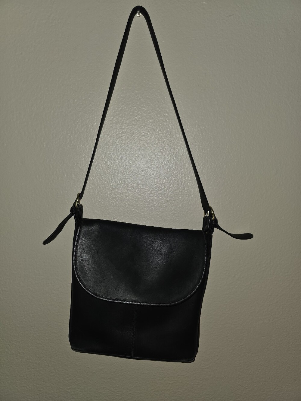 Vintage Coach Black Leather Soho Whitney Bag. NO Hang Tag!